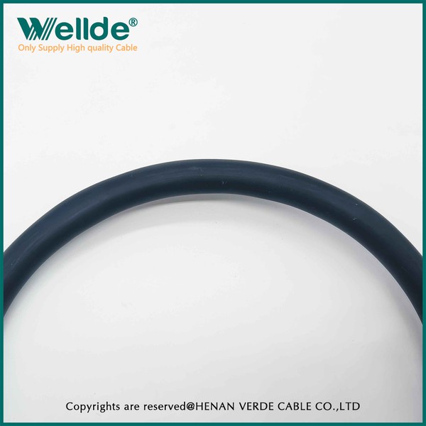 Solid braid shield control cable Solid braid shield control cable