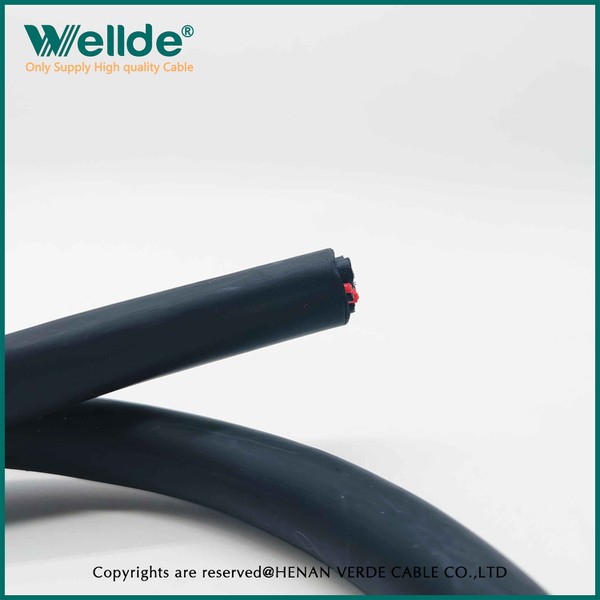 Solid braid shield control cable Solid braid shield control cable