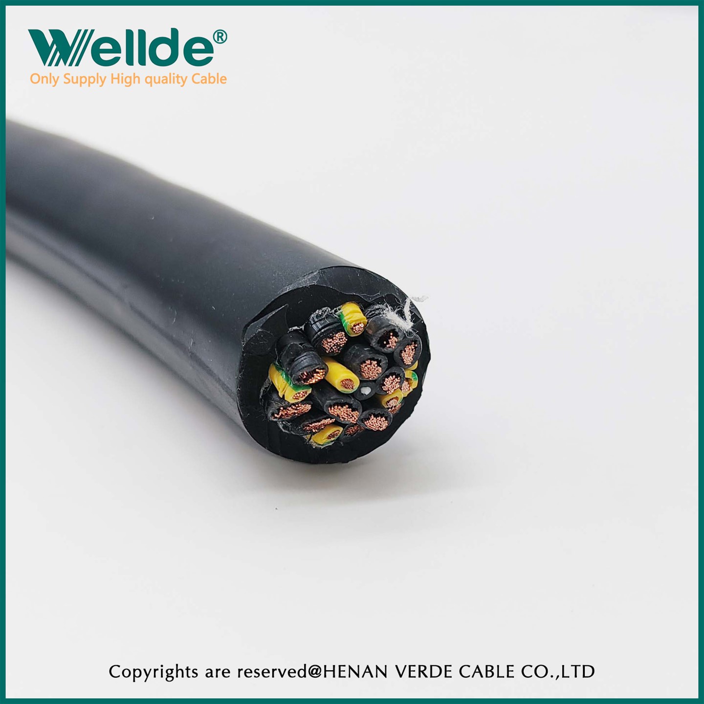 سیم کنترل چند هسته ای 19 * 2.5 میلی متر