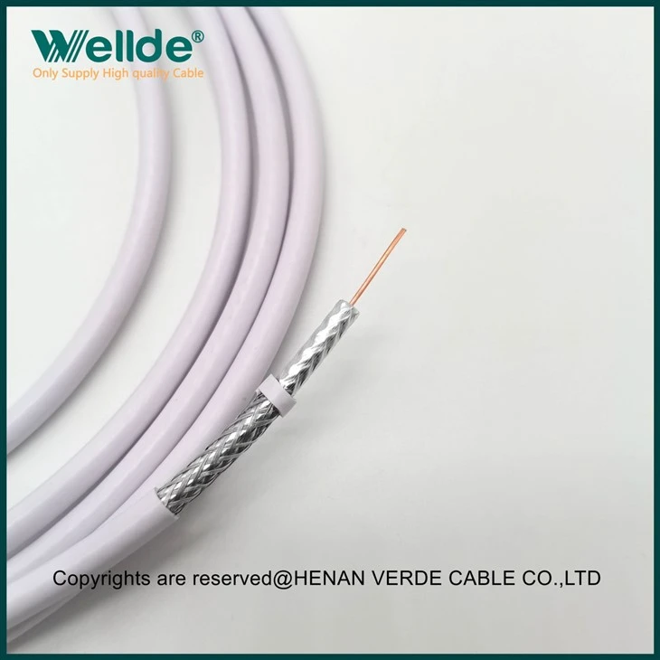 Braided Shielded Coaxial Cable Round Wire