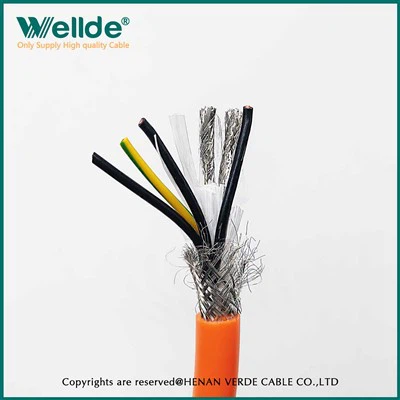 خط انتقال کابل برق زنجیره ای را بکشید